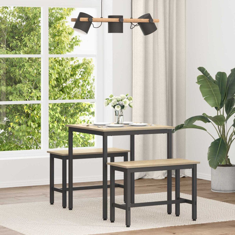 vidaXL Matbord METALL