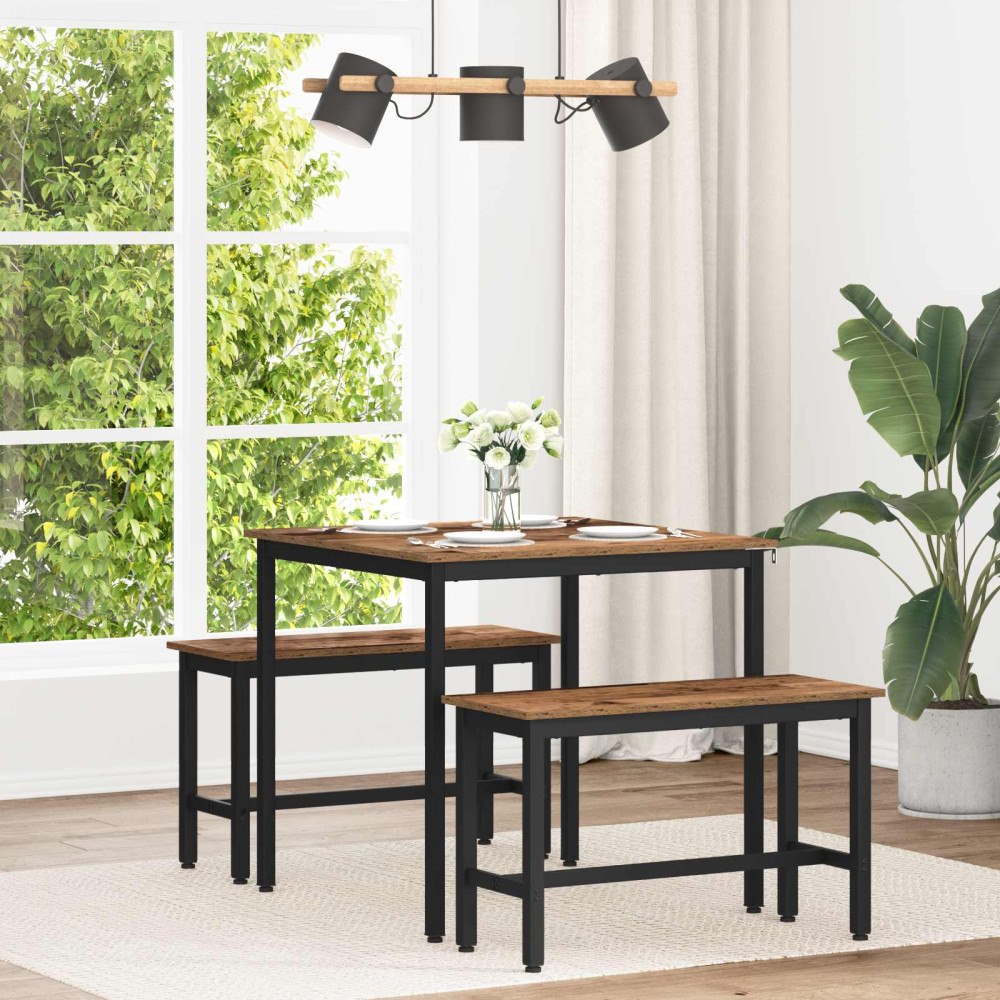 vidaXL Matbord METALL