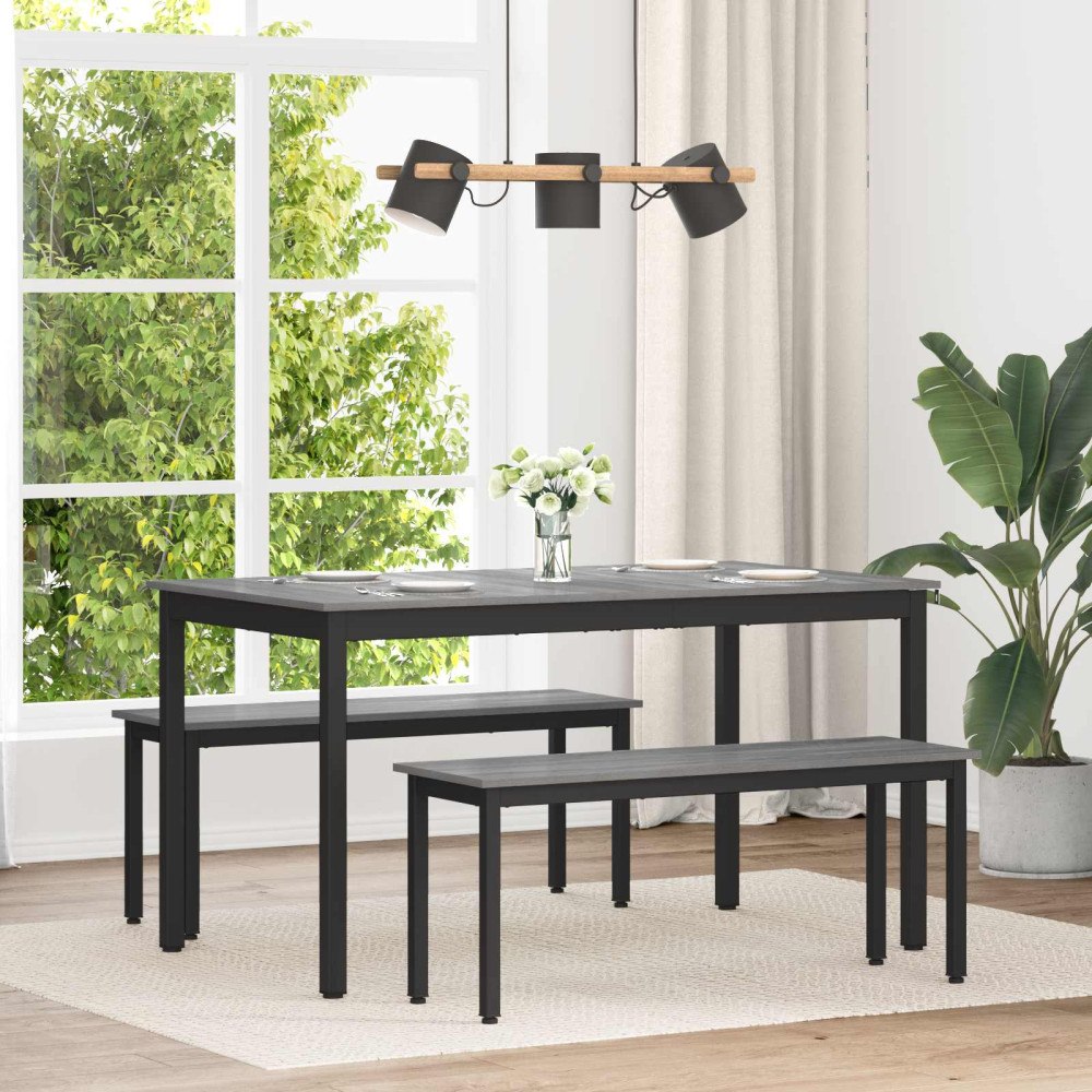 vidaXL Matbord METALL