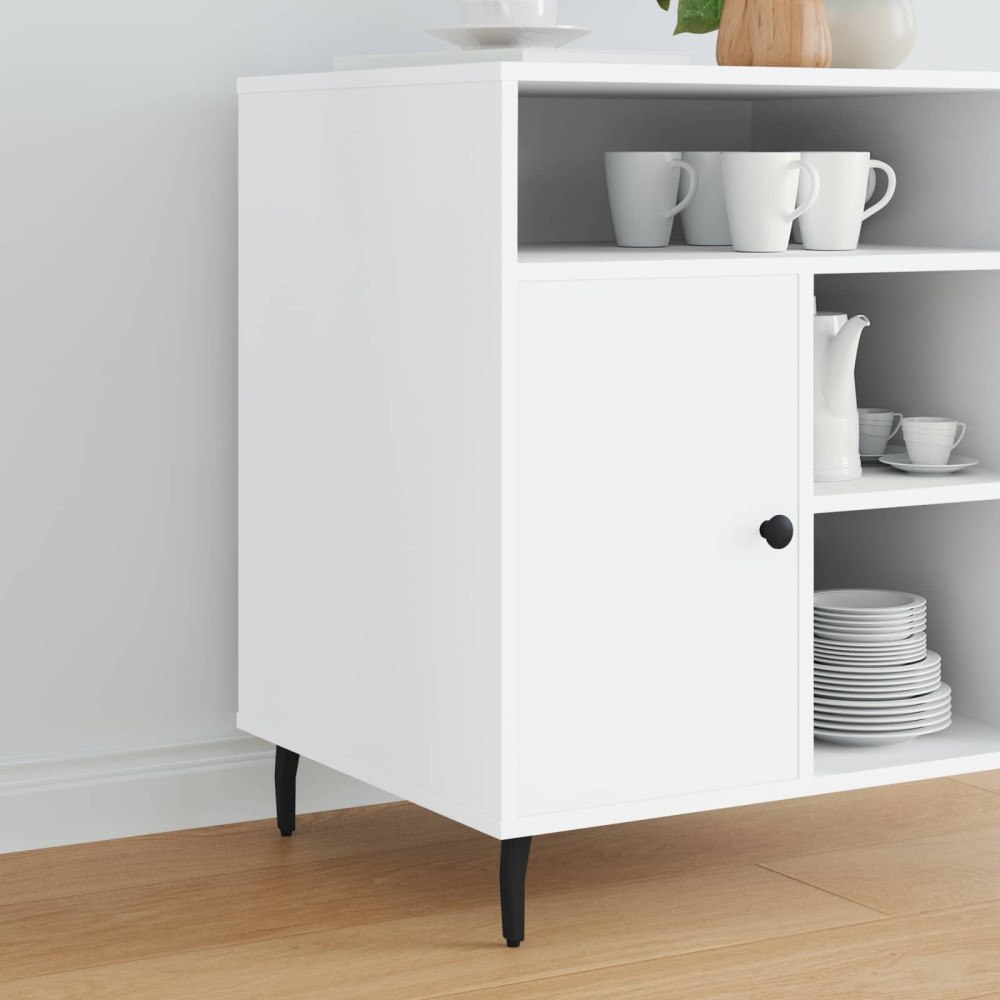 vidaXL Stående Fötter 12 pcs Svart 40 x 40 x 100 mm Järn