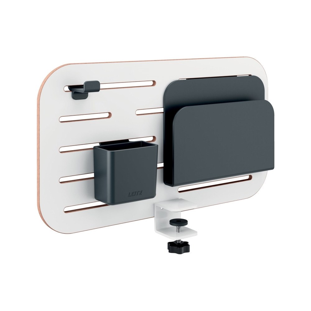LEITZ Leitz Ergo Small - pegboard skrivbord organiserare - vit