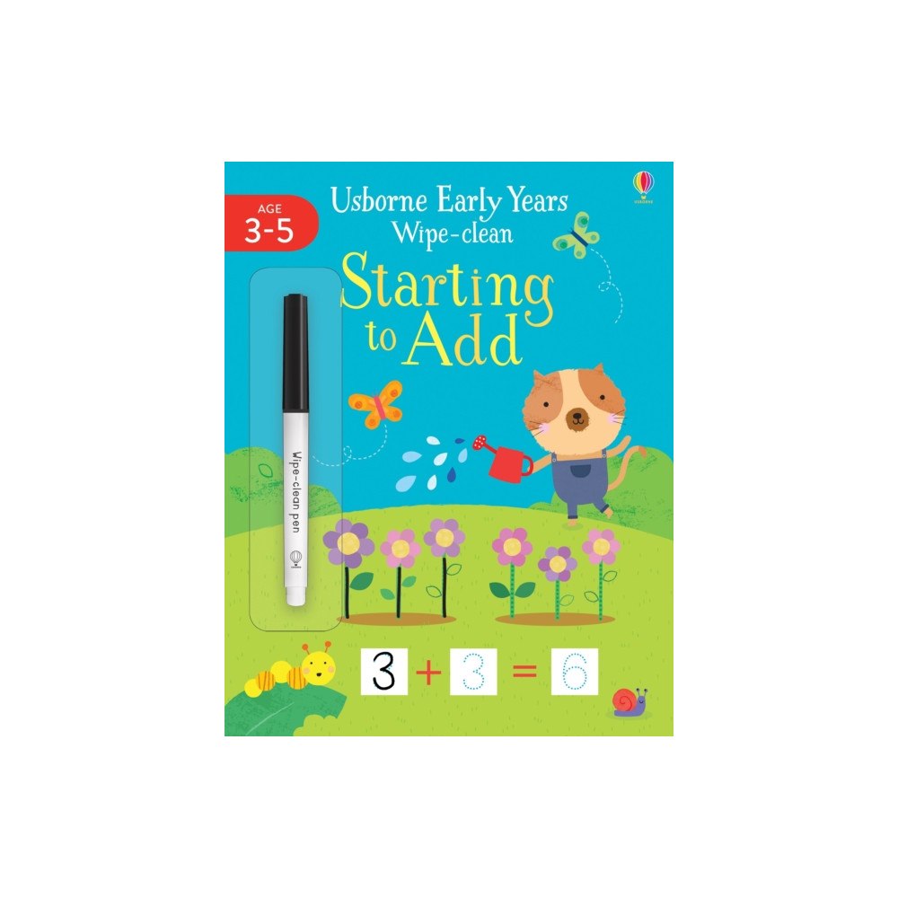 Usborne Publishing Ltd Early Years Wipe-Clean Starting to Add (häftad, eng)