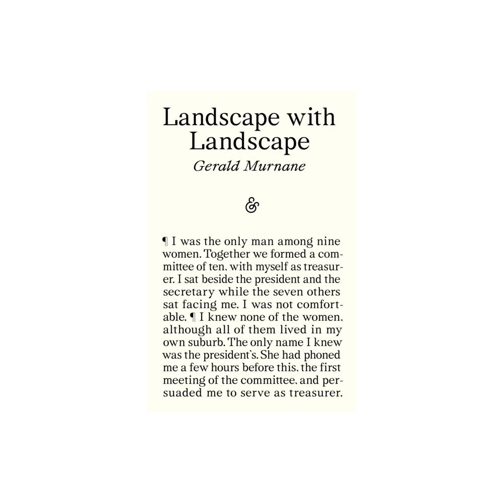 And Other Stories Landscape with Landscape (häftad, eng)