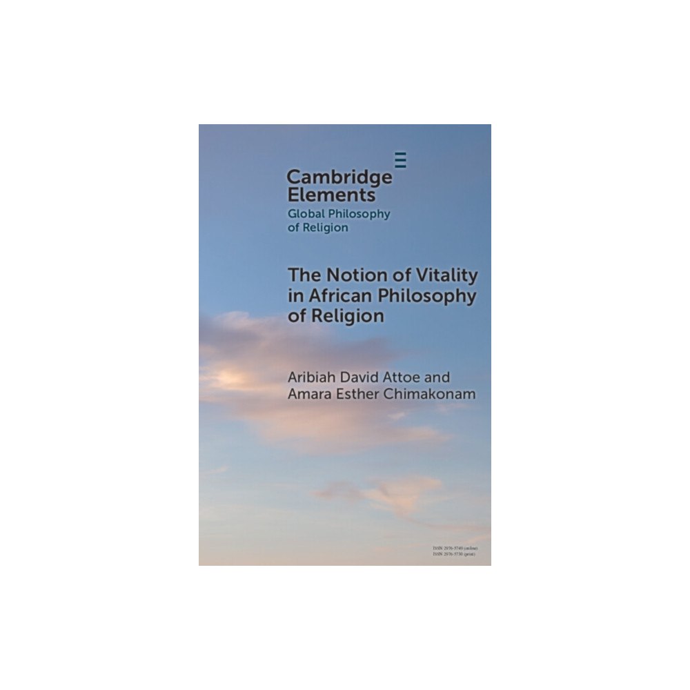 Cambridge University Press The Notion of Vitality in African Philosophy of Religion (häftad, eng)