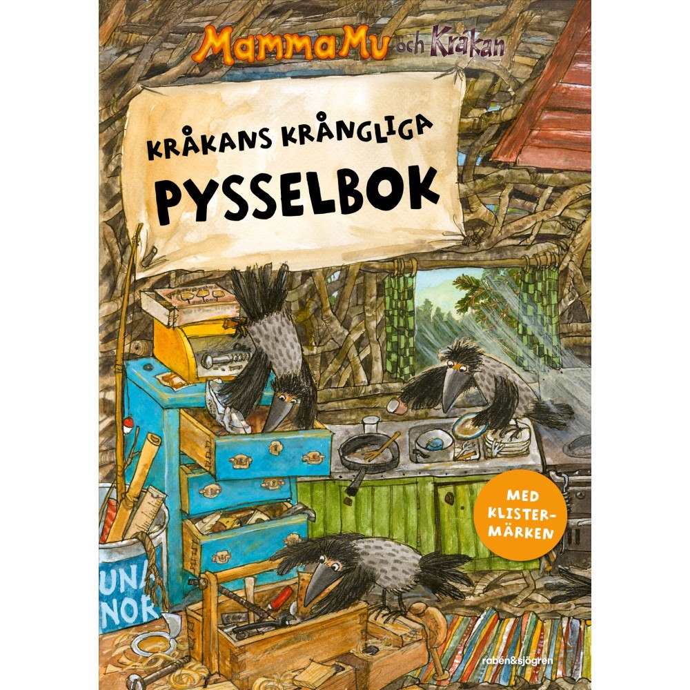 Jujja Wieslander Kråkans krångliga pysselbok (häftad)