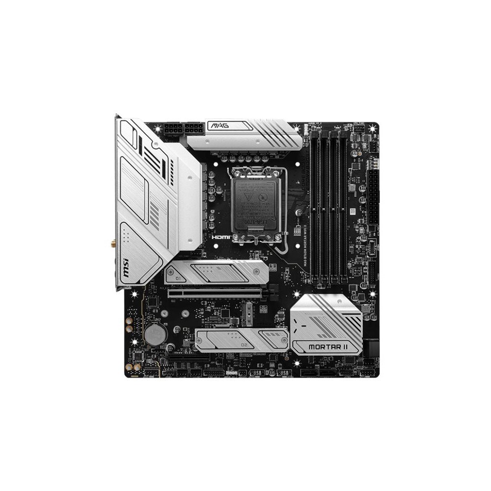 MSI MSI MAG B760M MORTAR WIFI II - moderkort - micro ATX - LGA1700-uttag - B760