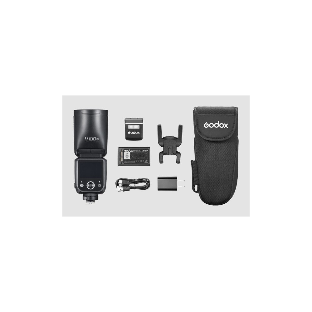 Godox Godox V100, 1,7 s, Trådlösa anslutningar, 32 kanaler, 616 g,...