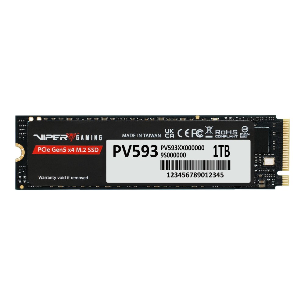 Patriot Memory Patriot Viper Gaming PV593 - SSD - 1 TB - PCI Express 5.0 x4 (NVMe)