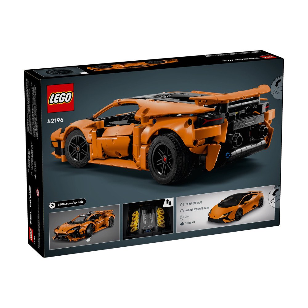 LEGO LEGO Technic 42196 - Lamborghini Huracán Tecnica Orange - byggsats
