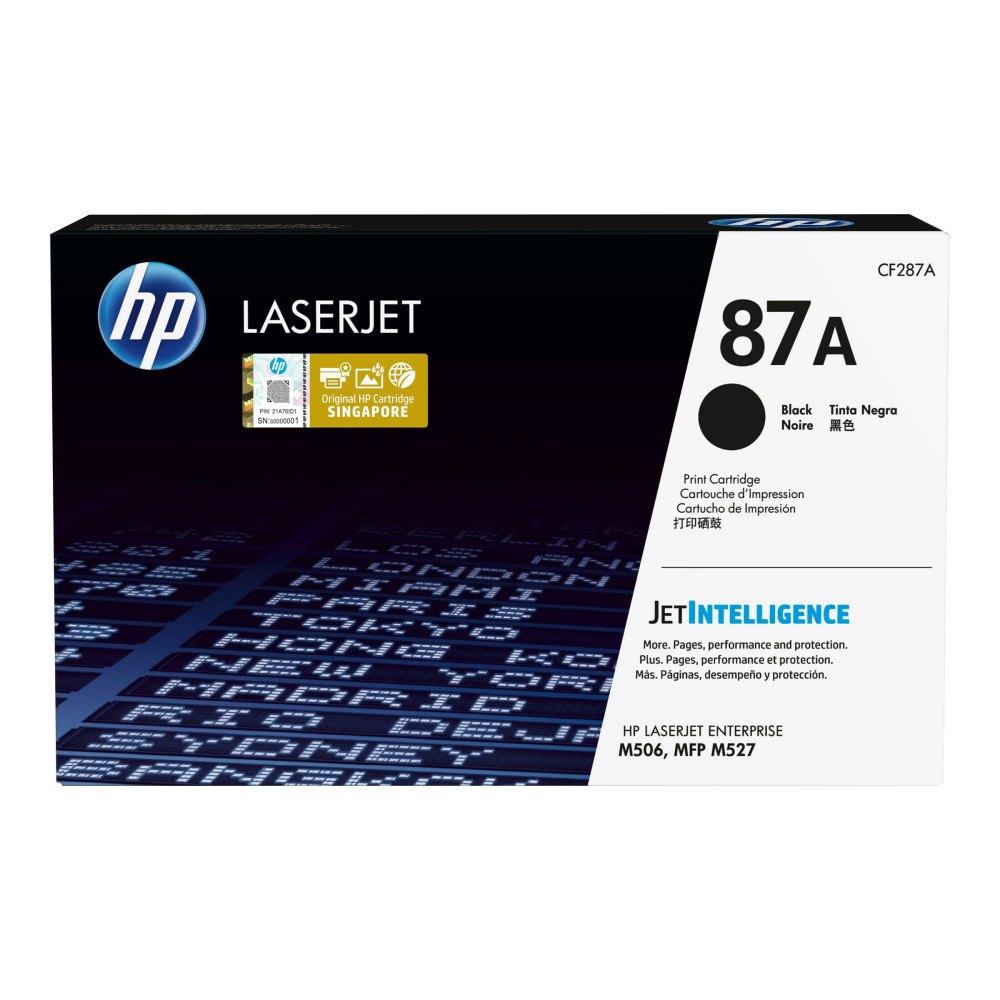 HP HP 87A - svart - original - LaserJet - tonerkassett (CF287A)