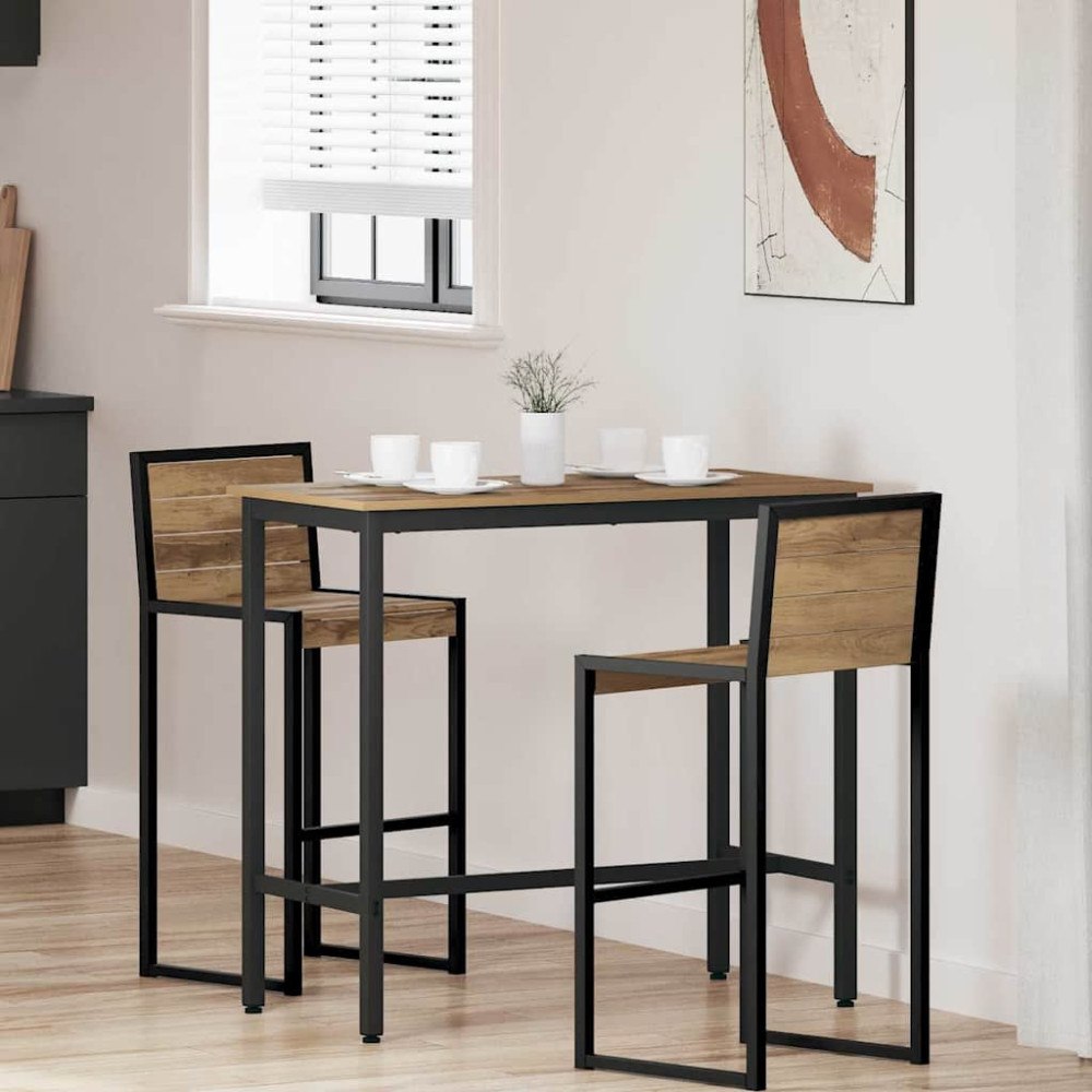 vidaXL bord Artisan Ek 100 x 50 x 90,5 cm Konstruerat trä och stål