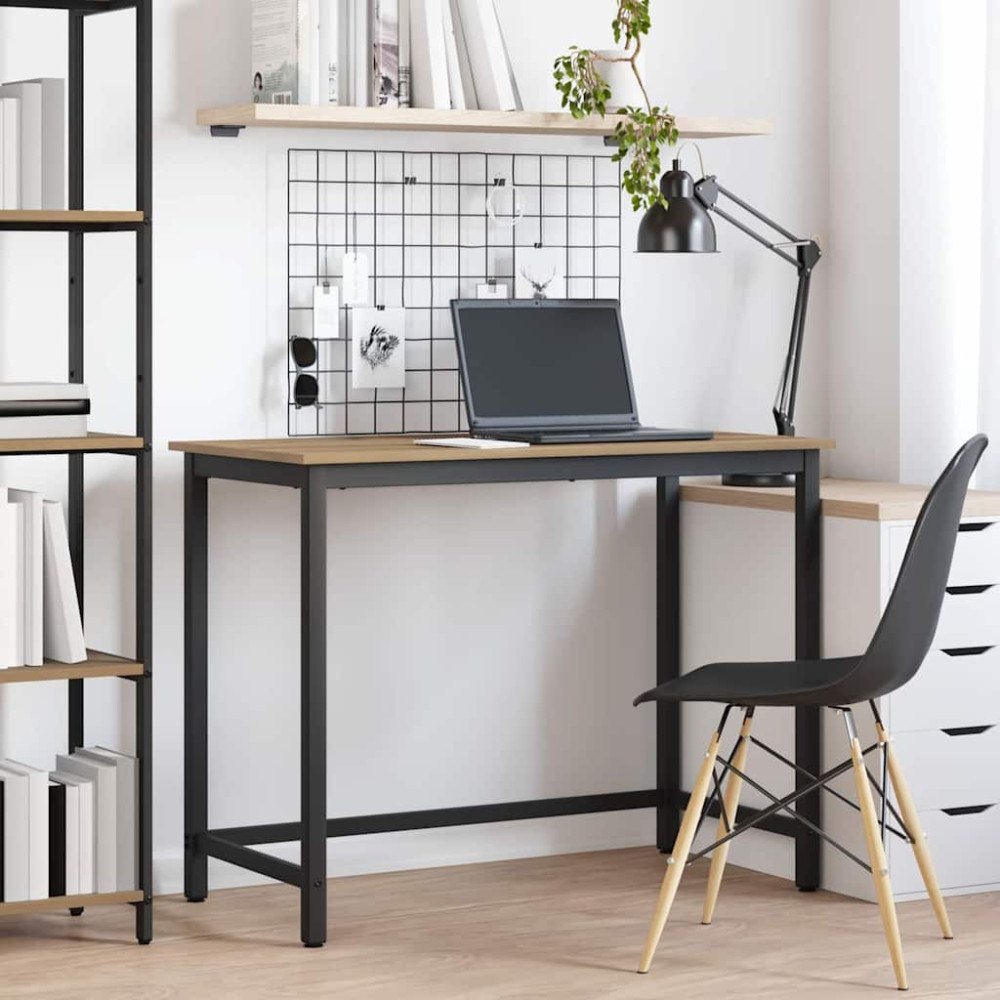 vidaXL bord Artisan Ek 80 x 50 x 76,5 cm Konstruerat trä och stål