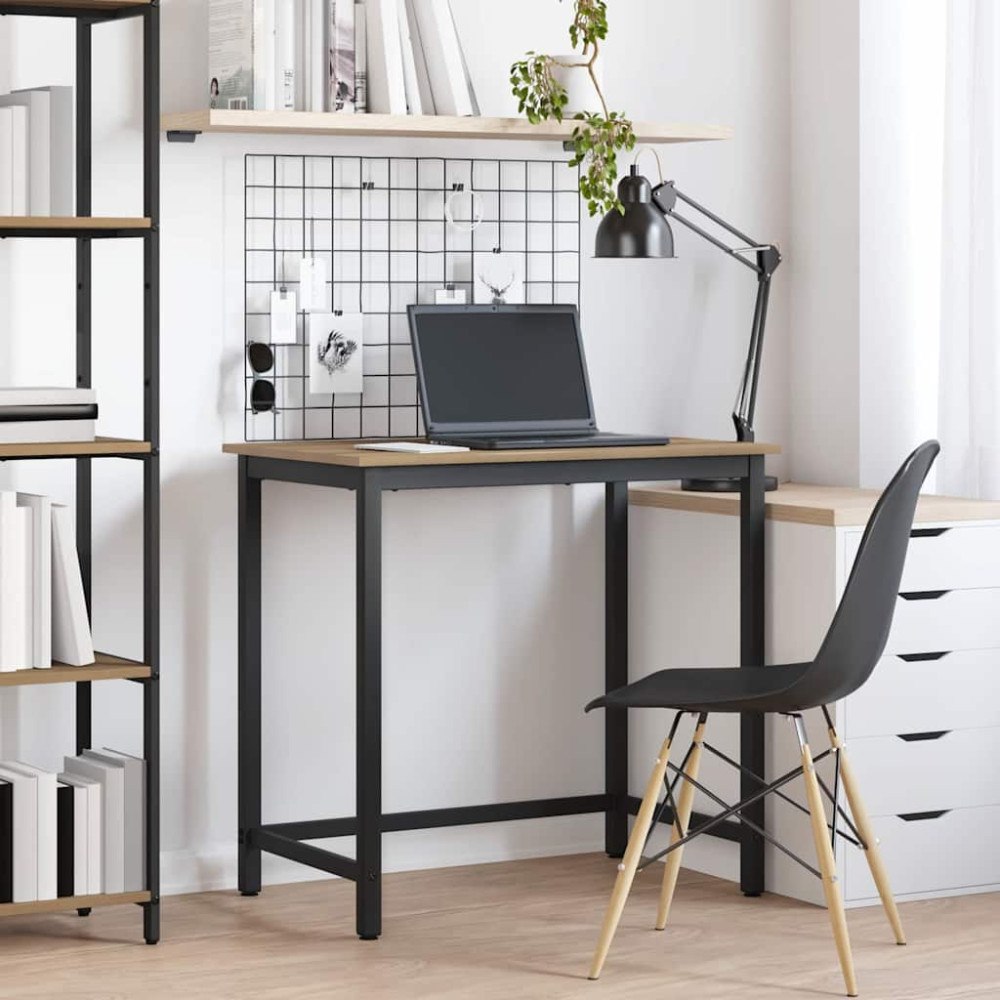 vidaXL bord Artisan Ek 100 x 50 x 76,5 cm Konstruerat trä och stål