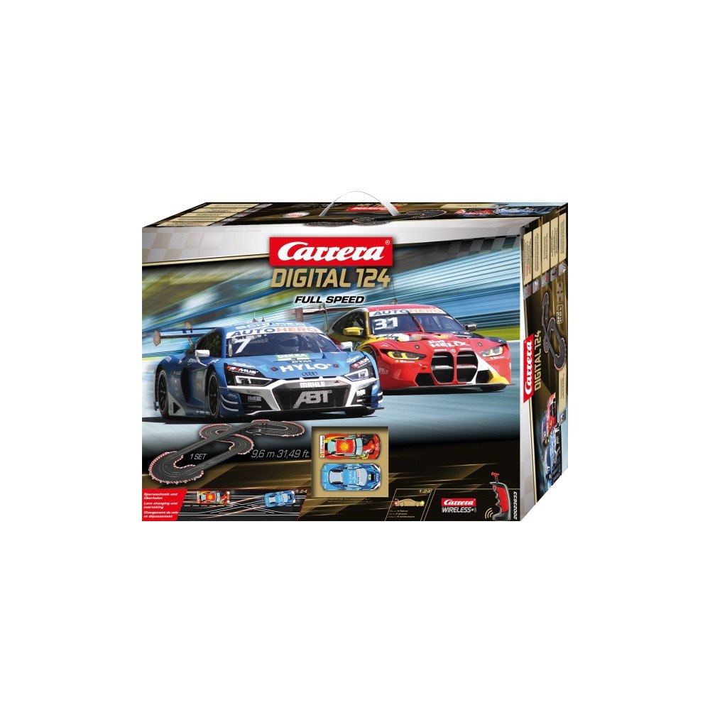 Carrera Carrera Full Speed, Set med racingfordon och bana, 10 År, Mu...