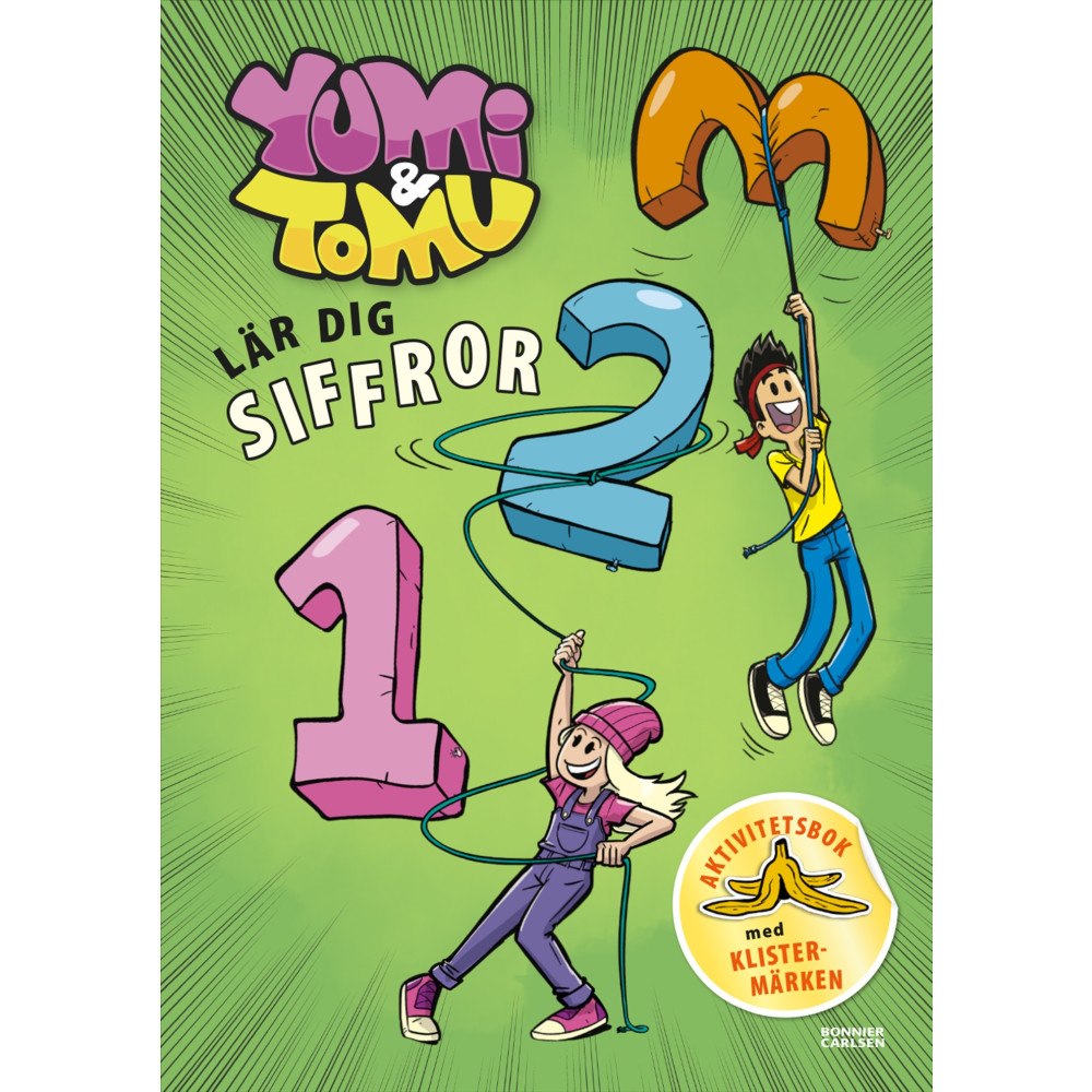 Bonnier Carlsen Yumi & Tomu lär dig siffror (häftad)