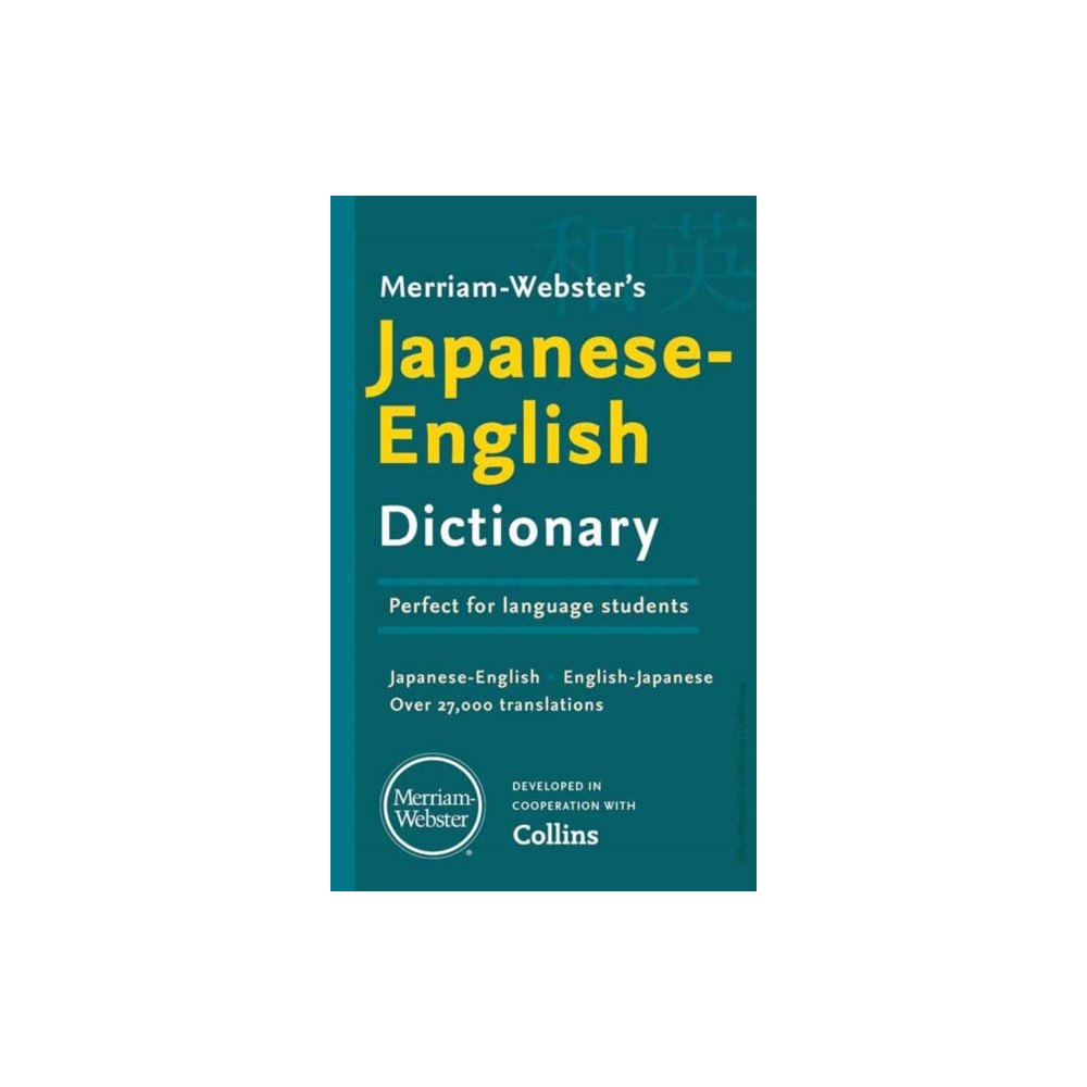 Merriam Webster,U.S. Merriam-Webster’s Japanese-English Dictionary (häftad, eng)