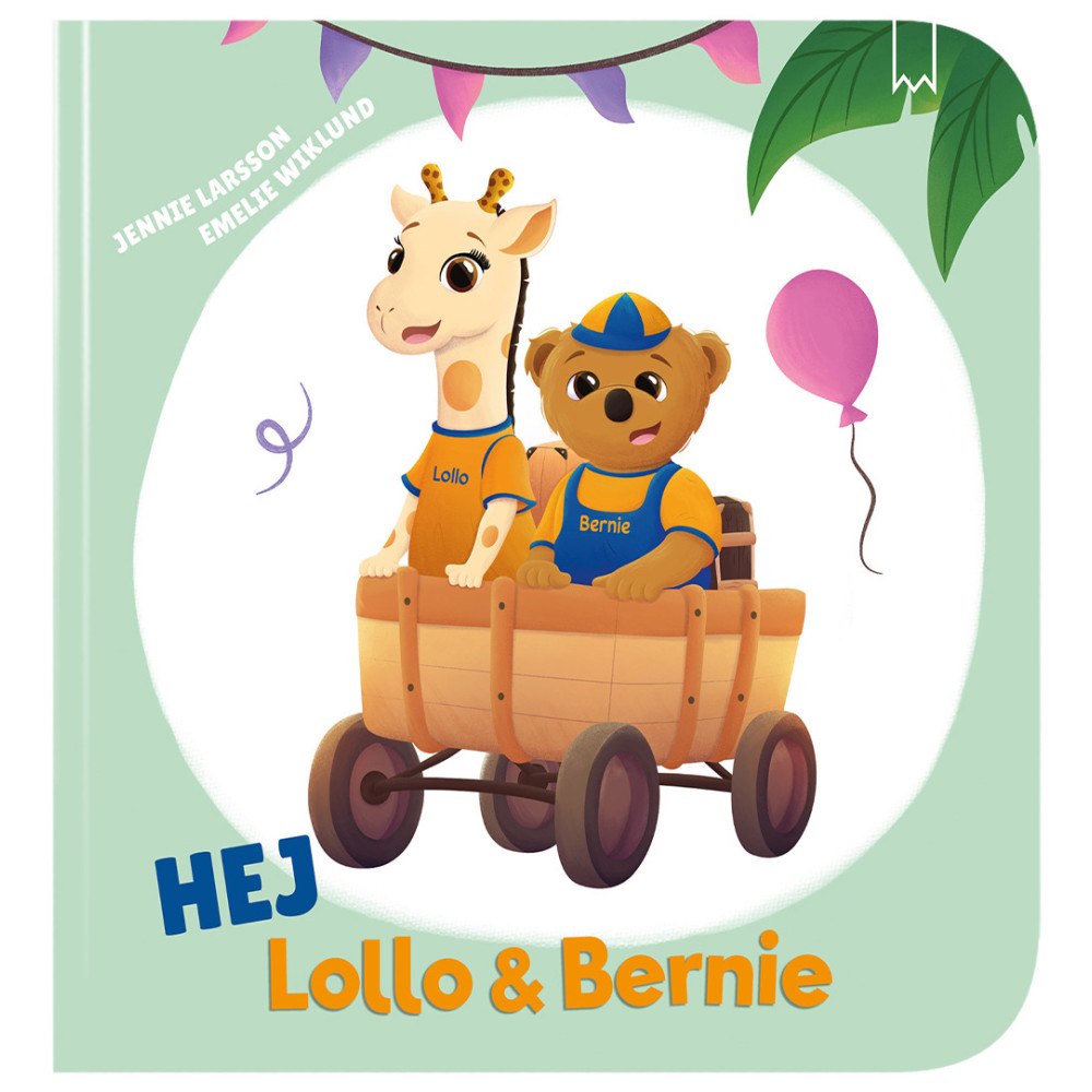 Bookmark Förlag Hej Lollo och Bernie (danska) (bok, board book, dan)