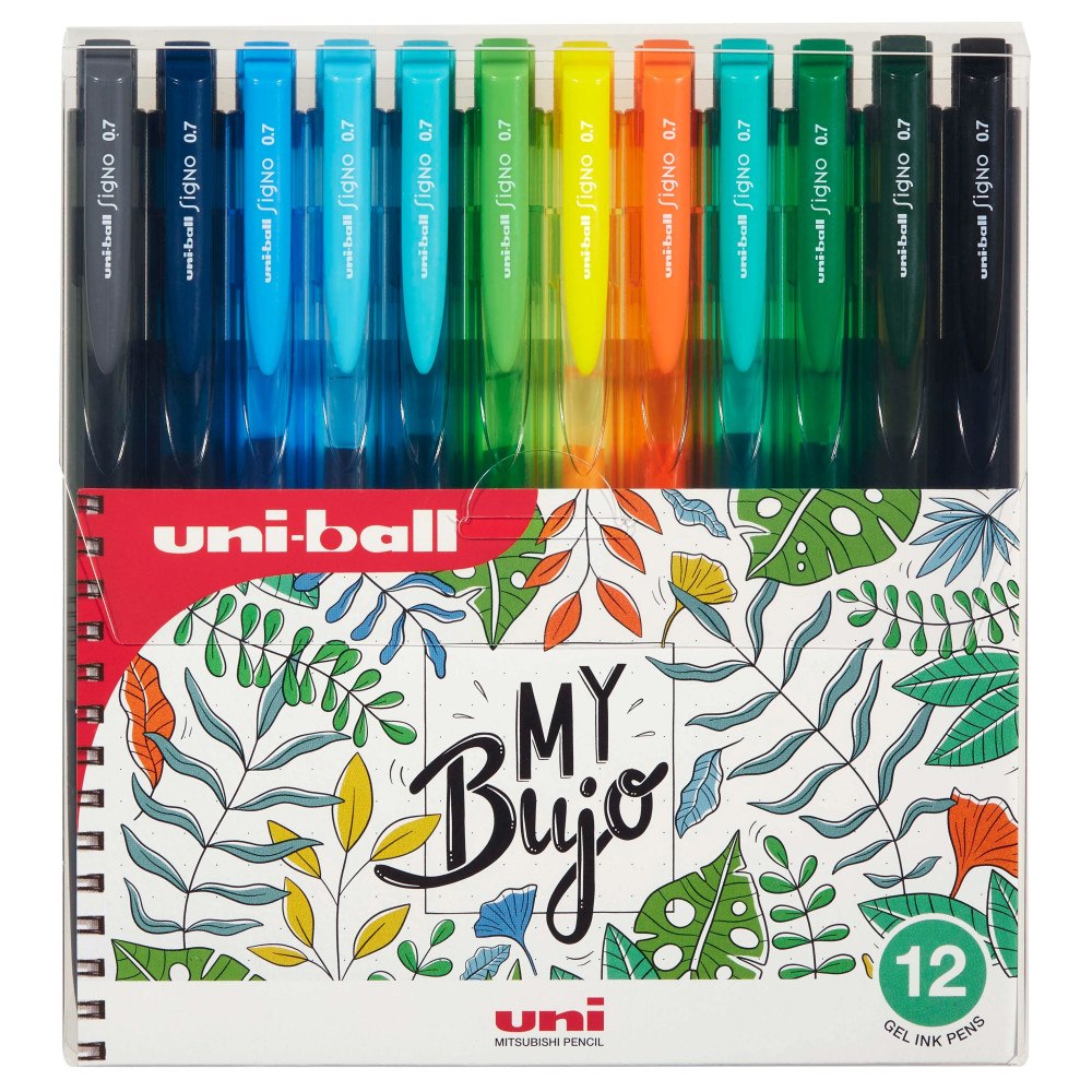 Uni-Ball Uni-ball Signo RT1 ( My Bujo) set med 12st Gel Roller pennor...