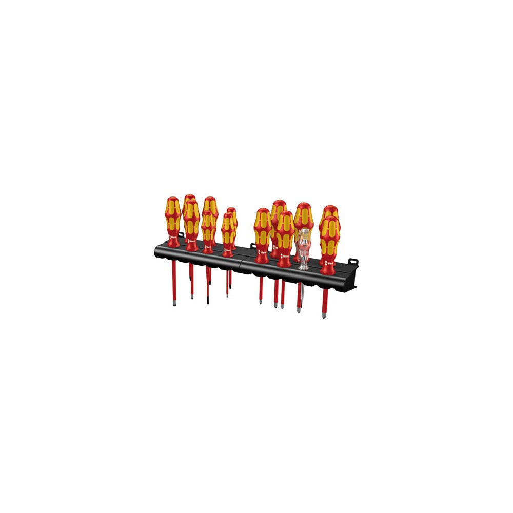 Wera Werkzeuge GmbH Wera Kraftform Big Pack 100 VDE - skruvmejseluppsättning - 14 delar
