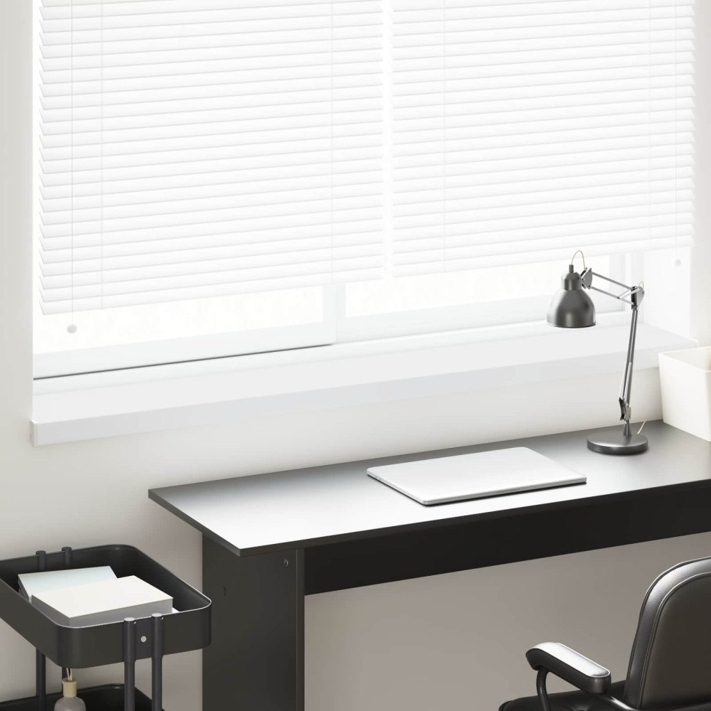 vidaXL Fönsterbräda Vit 140 x 25 x 4,5 cm PVC