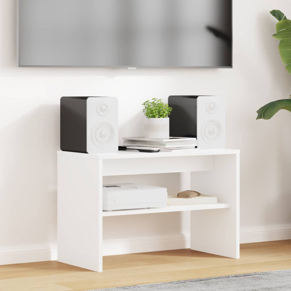 vidaXL TV-skåp Vit 60 x 30 x 40 cm Konstruerat trä