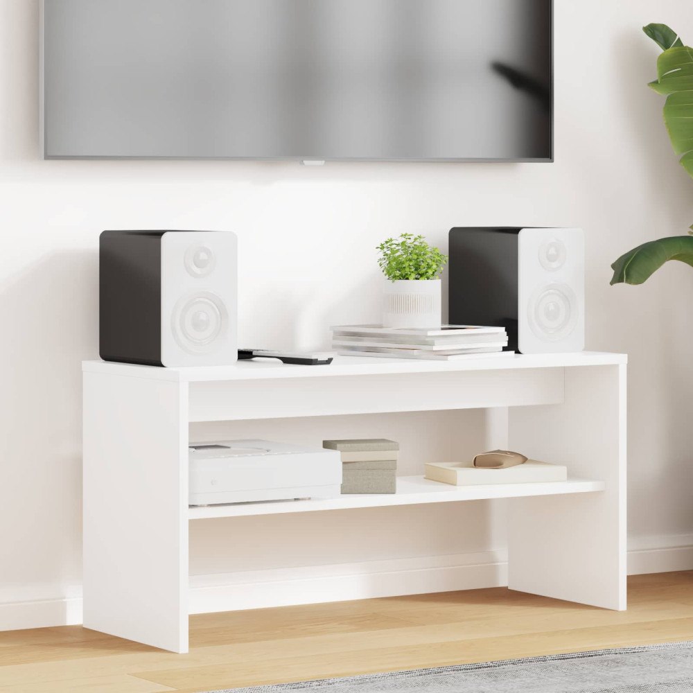 vidaXL TV-skåp Vit 80 x 30 x 40 cm Konstruerat trä