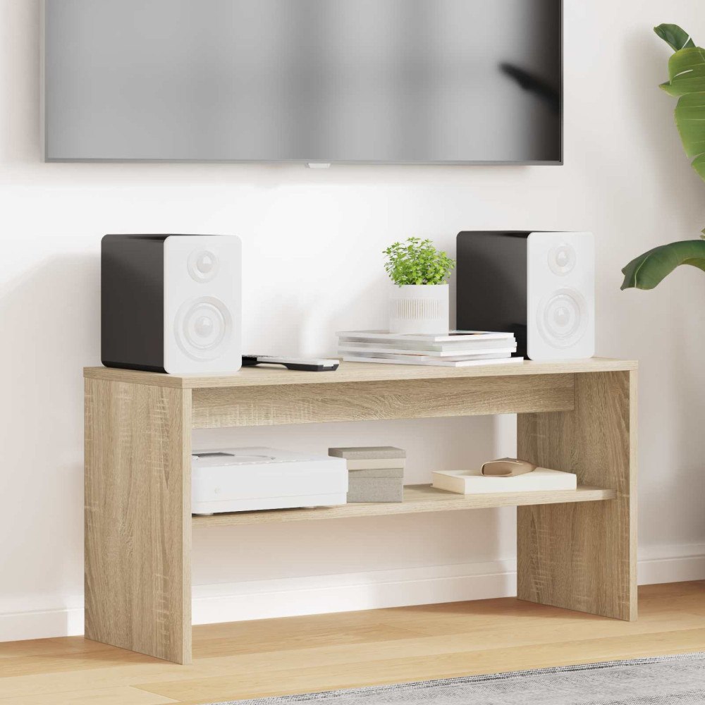 vidaXL TV-skåp Sonoma-ek 80 x 30 x 40 cm Konstruerat trä