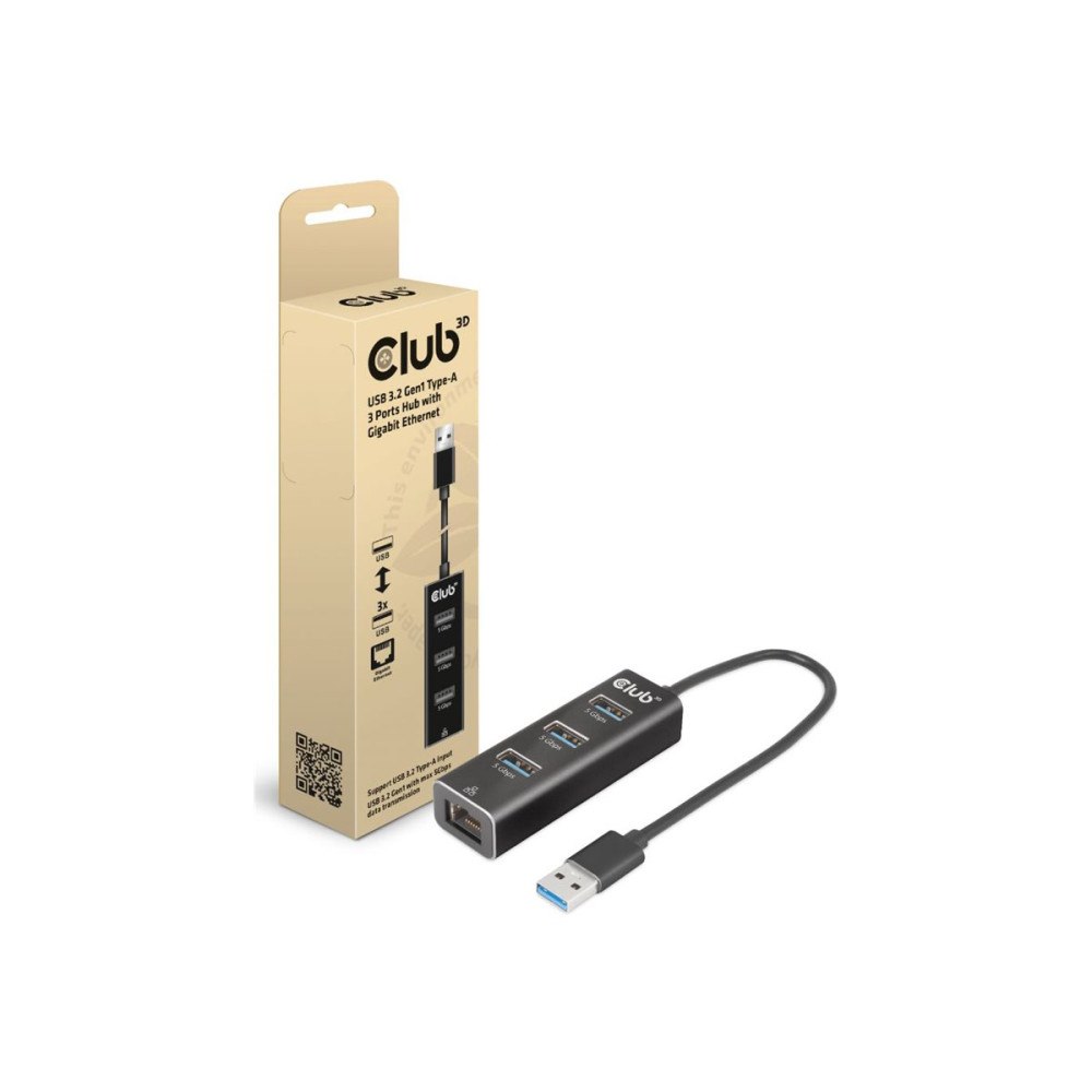 Club 3D Club 3D CSV-1430A - hubb - 4 portar