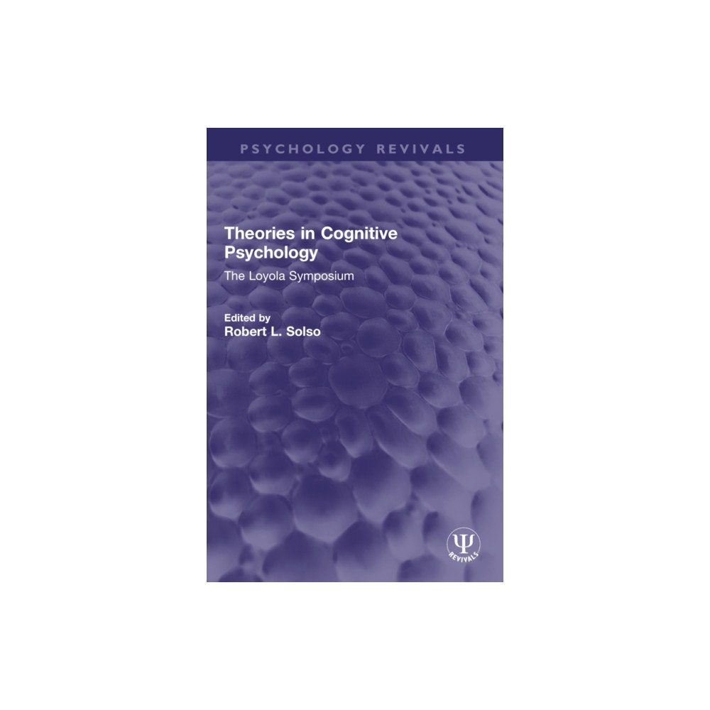 Taylor & francis ltd Theories in Cognitive Psychology (häftad, eng)