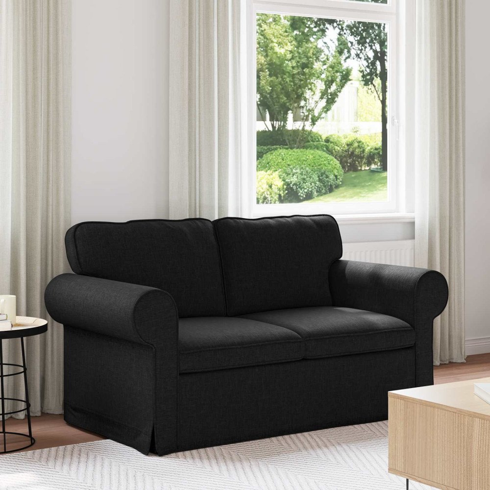 vidaXL Soffa 120cm Svart Metall