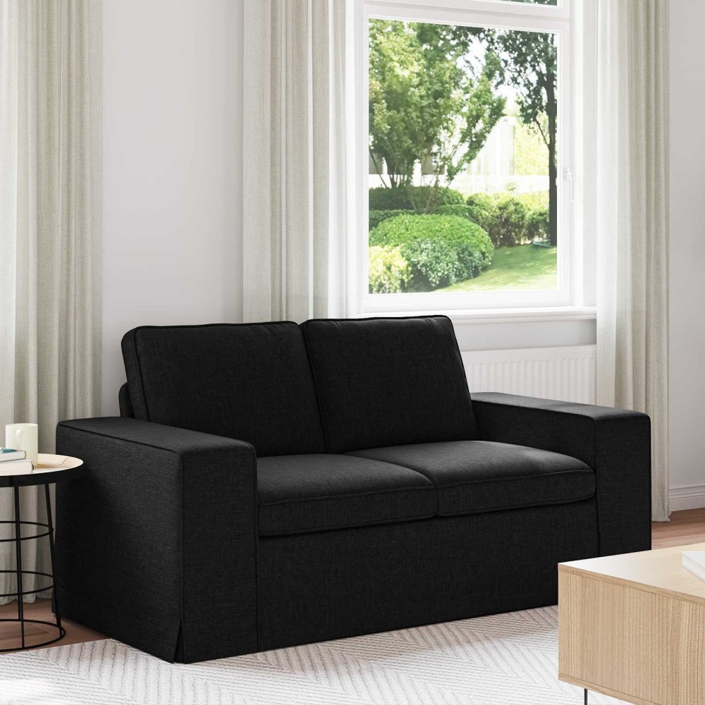 vidaXL Soffa 120cm Svart Metall