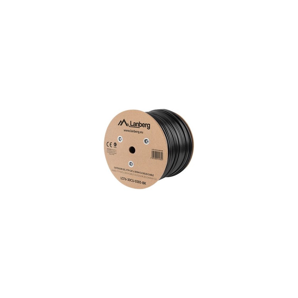 LANBERG Lanberg bulkkabel - svart, RAL 9004