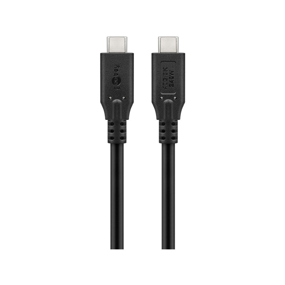 Goobay goobay - USB typ C-kabel - 24 pin USB-C till 24 pin USB-C - 50 cm