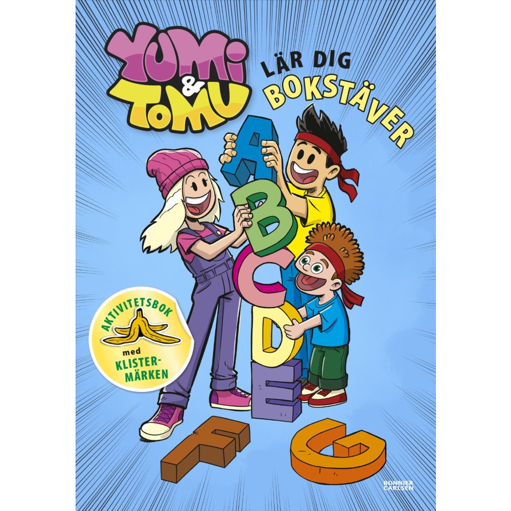 Bonnier Carlsen Yumi & Tomu lär dig bokstäver (häftad)