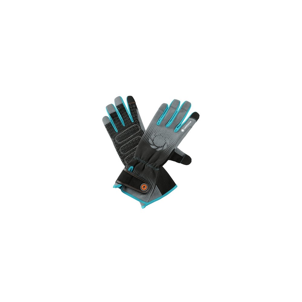 Gardena Gardena 11540-20, Trädgårdshandskar, Svart, Blå, Grå, M, Bom...