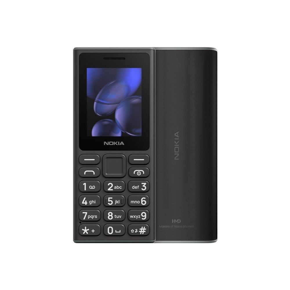 HMD Global Nokia 105 (2024) - svart - funktionstelefon - 4 MB - GSM