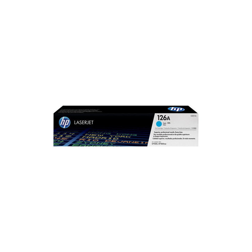 HP HP 126A - cyan - original - LaserJet - tonerkassett (CE311A)