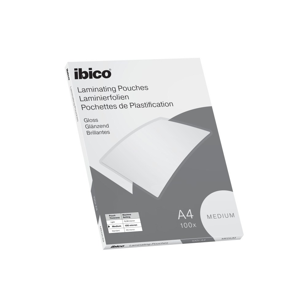 Ibico Ibico Basics Medium A4 lamineringsskivor, kristallklara