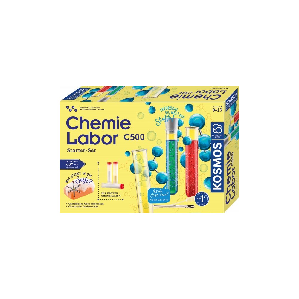 Kosmos Kosmos Chemie labor C 500, Experimentsats, Kemi, 9 År, Multi...