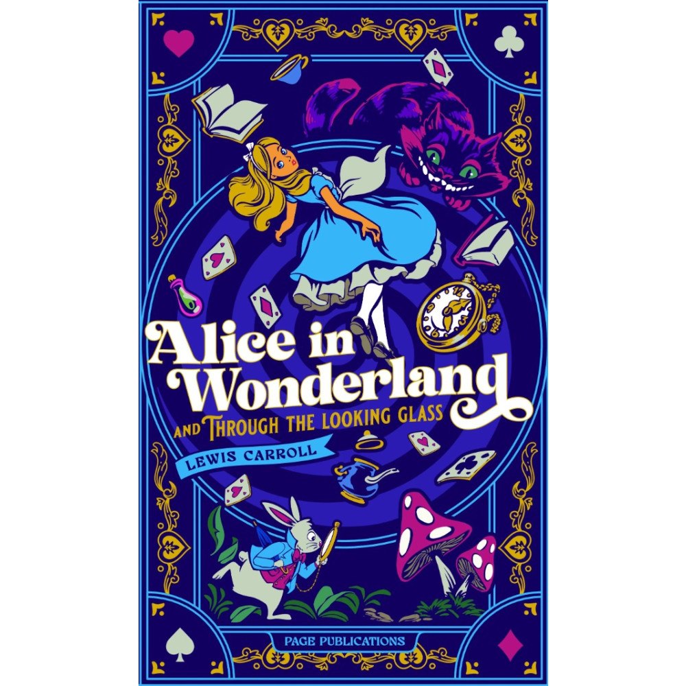 Lewis Carroll Alice in Wonderland and Through the Looking Glass (inbunden, eng)