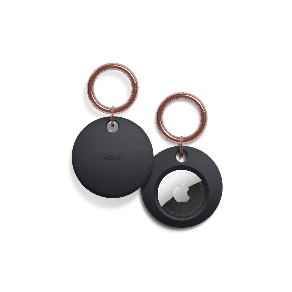 ELAGO elago EATSC-BA-BK, Ask, Svart, Apple, Silikon, AirTag, 43 mm