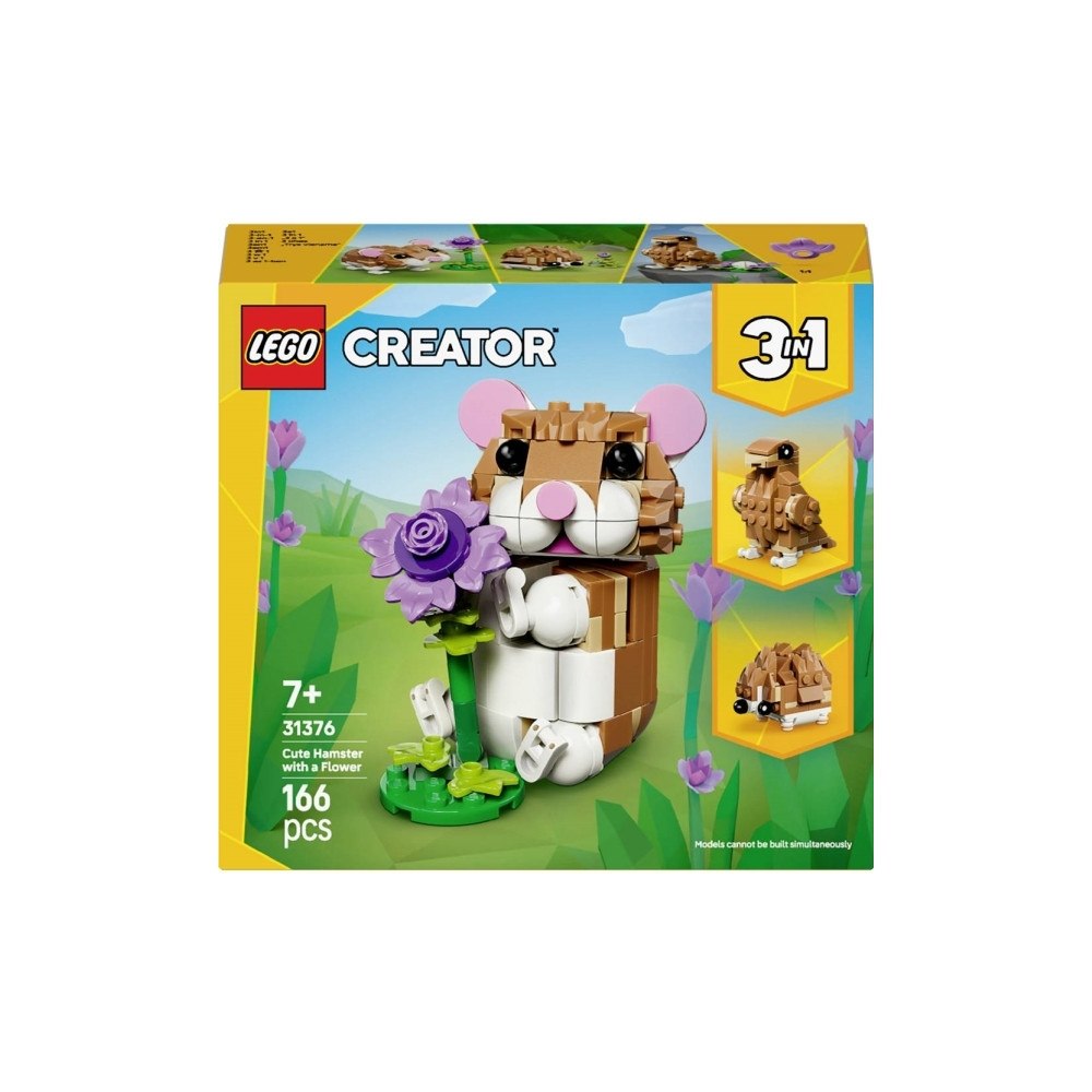 LEGO LEGO® CREATOR 6581016 Nitat set med hamstrar och blomma 3i1...