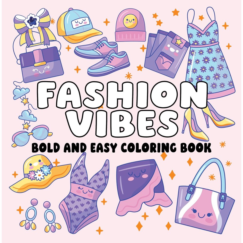 Page Publications Fashion Vibes Bold and Easy Coloring Book (häftad, eng)