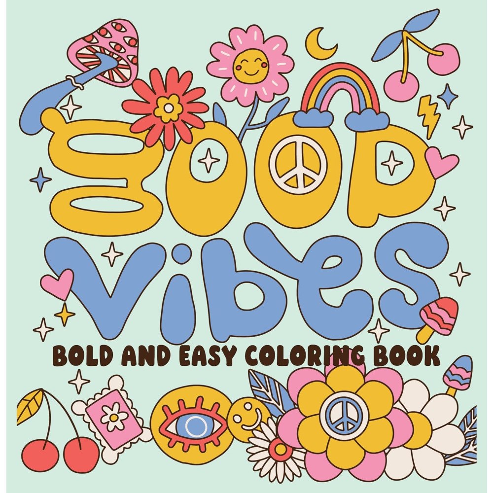 Page Publications Good Vibes Bold and Easy Coloring Book (häftad, eng)