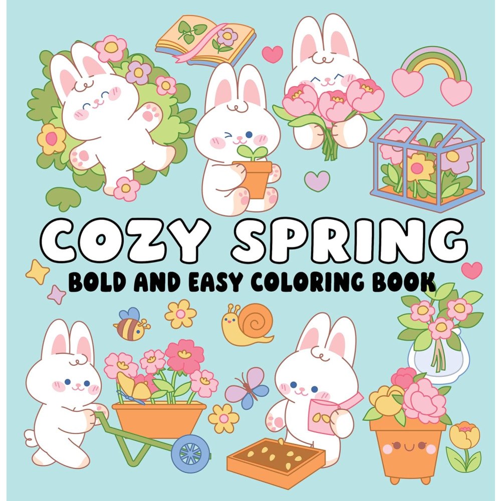Page Publications Cozy Spring Bold and Easy Coloring Book (häftad, eng)