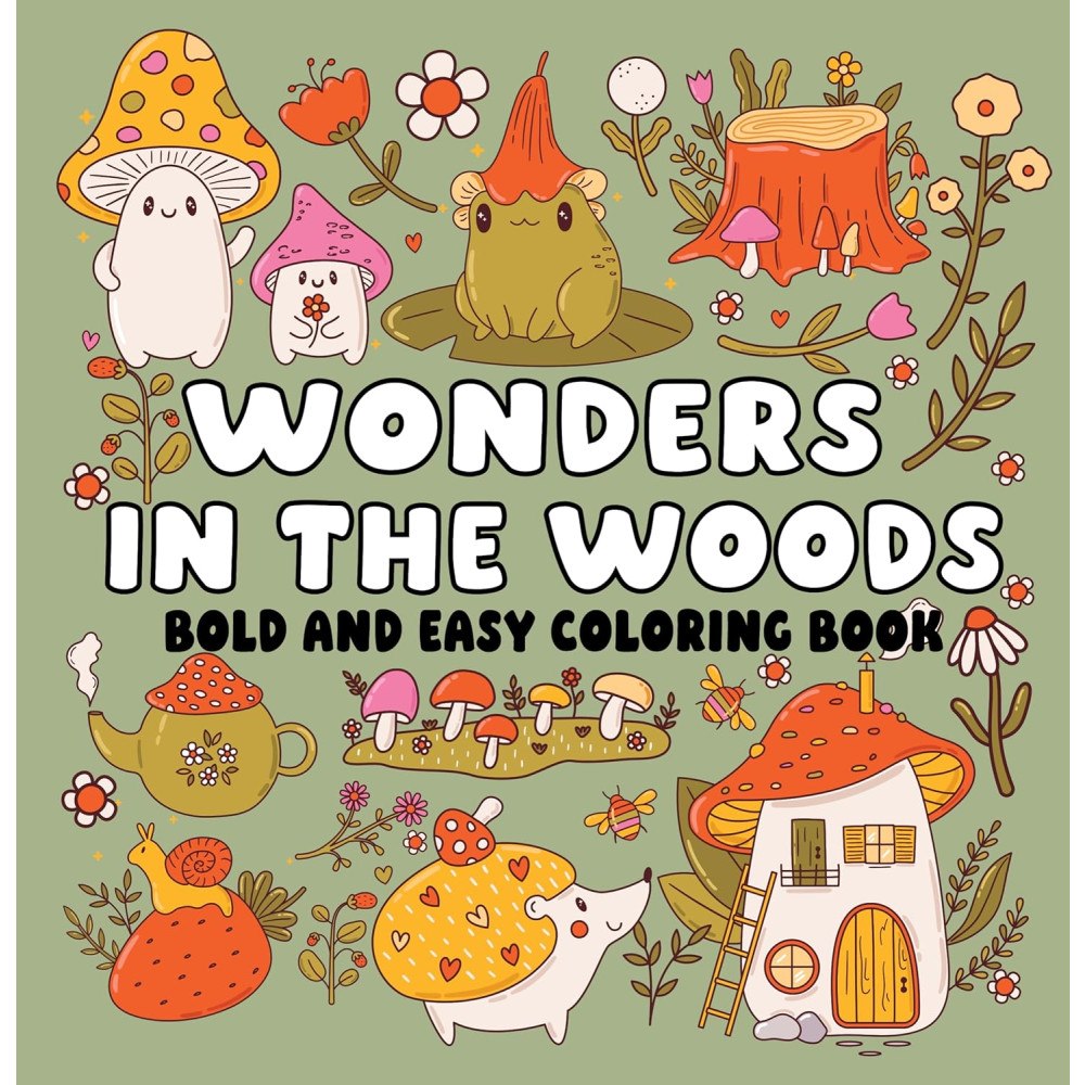 Page Publications Wonders in the Woods Bold and Easy Coloring Book (häftad, eng)