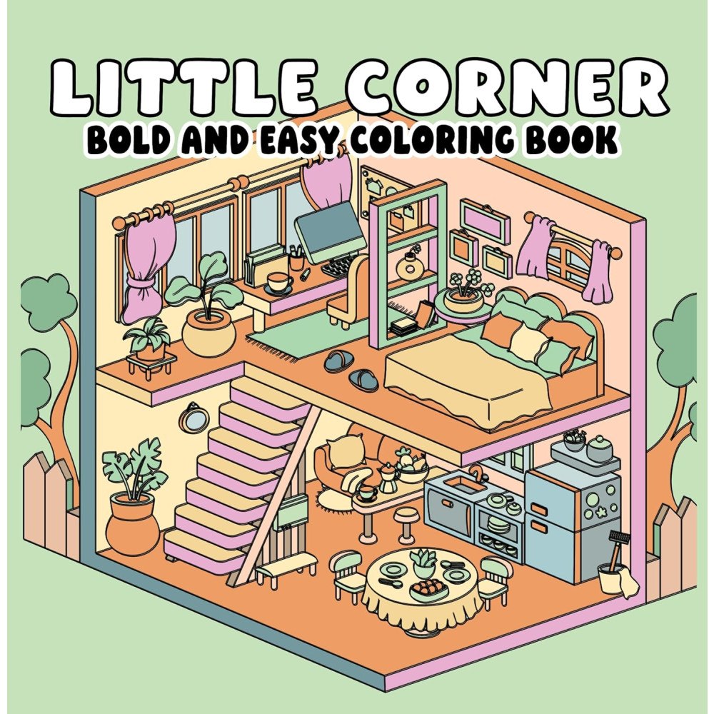 Page Publications Little Corner Bold and Easy Coloring Book (häftad, eng)