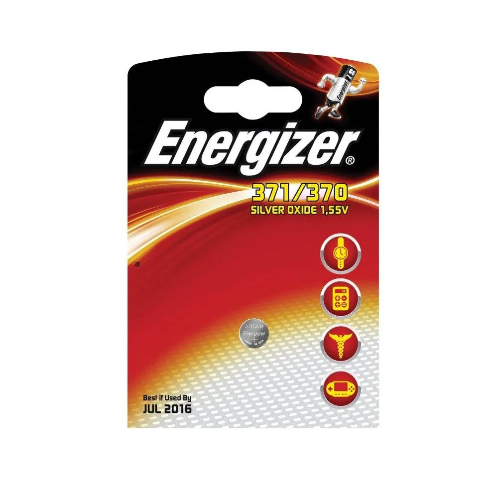 ENERGIZER Energizer 371/370, Engångsbatteri, Silver-oxid (S), 1,55 V,...