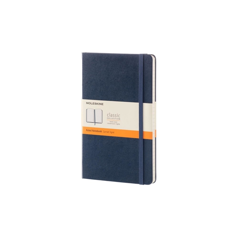 Moleskine Moleskine Classic Notebook Large, linjeret, hard cover Sapph...