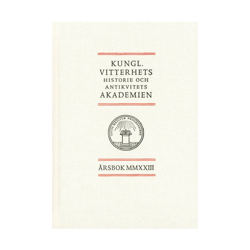 Kungl. Vitterhetsakademien Årsbok 2023 (inbunden)
